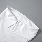 Top bandeau fruncido