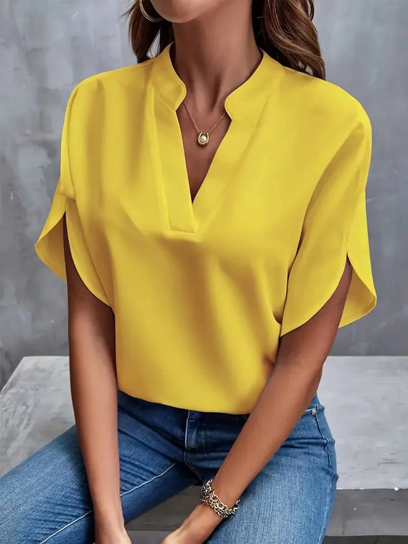 Blusa Elena de Manga Fluida