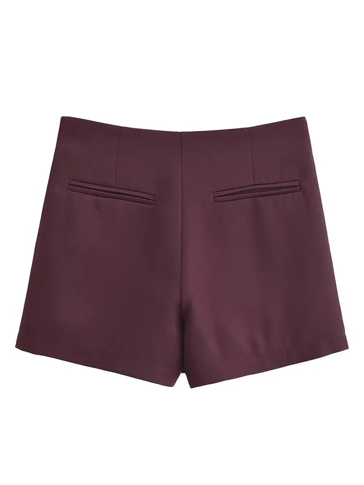 Falda pantalón con cierre lateral