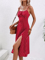 Vestido midi estampado