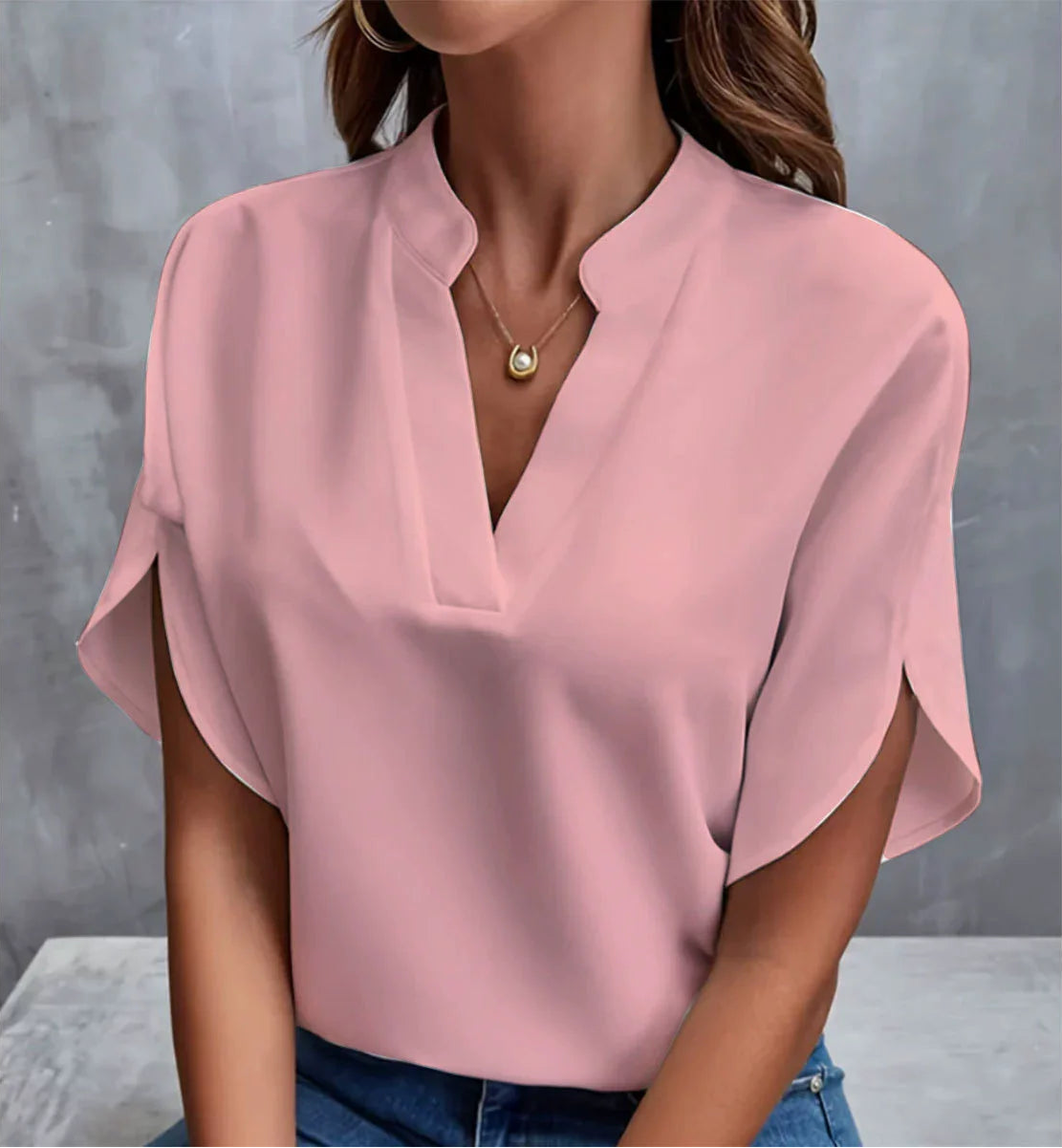 Blusa Elena de Manga Fluida