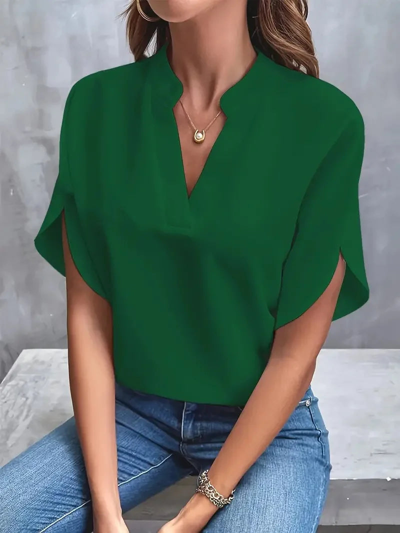 Blusa Elena de Manga Fluida