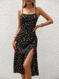 Vestido midi estampado