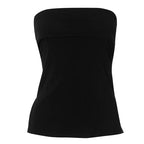 Top bandeau fruncido