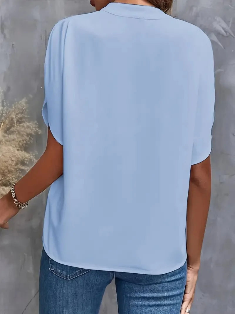 Blusa Elena de Manga Fluida