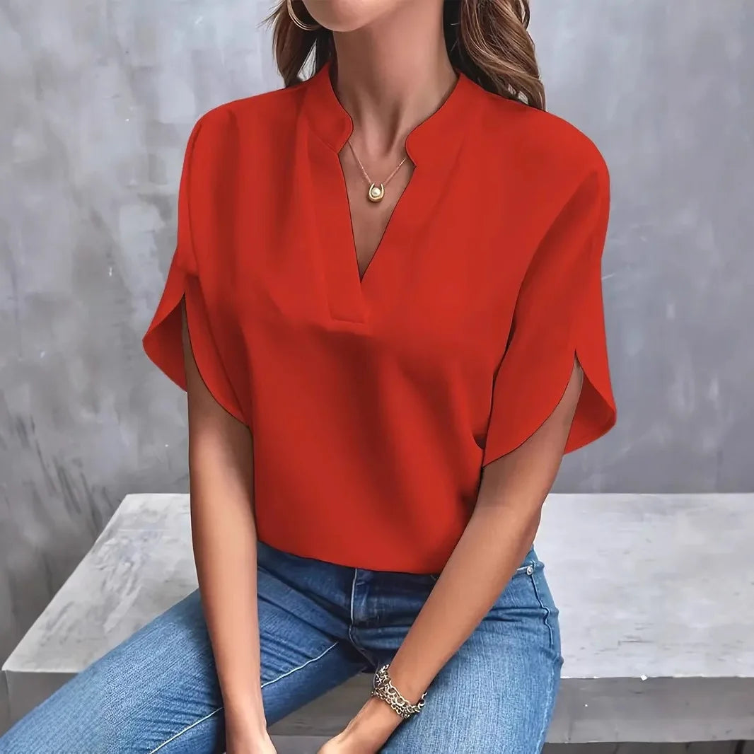 Blusa Elena de Manga Fluida