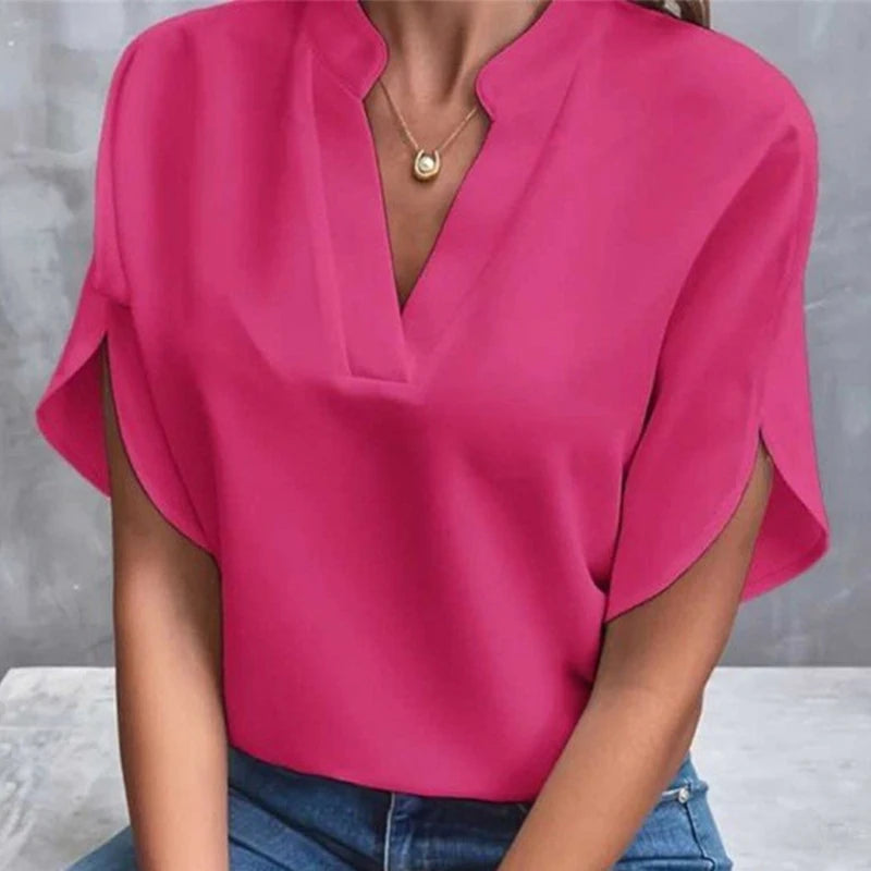 Blusa Elena de Manga Fluida