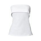 Top bandeau fruncido