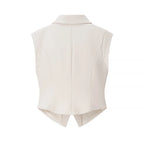 Conjunto chaleco y pantalón amplio
