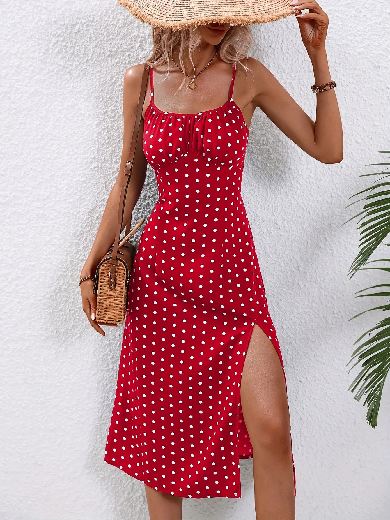 Vestido midi estampado