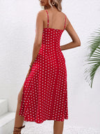 Vestido midi estampado